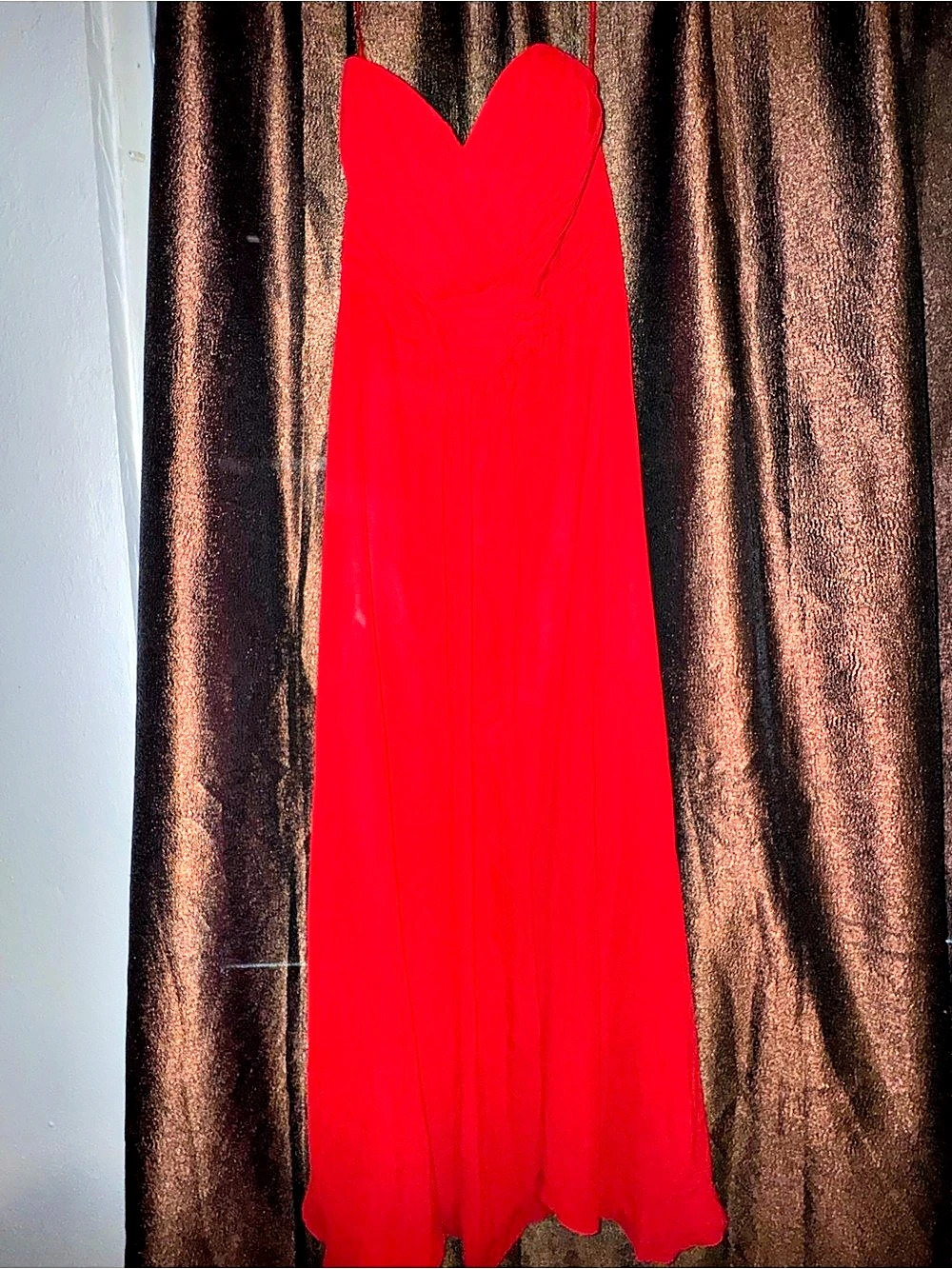 Red Sweetheart Maxi Dress